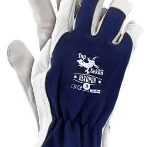 RĘKAWICE ZE SKÓRY KOZIEJ LICOWEJ RLTOPER/ROYAL 7 Popularny